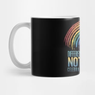 Different Not Less: Celebrating the Spectrum Mug